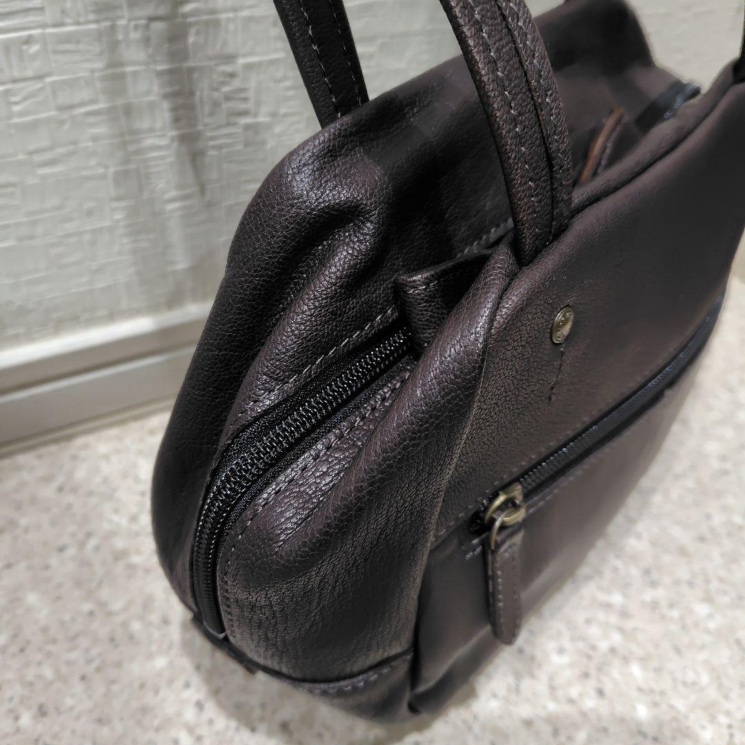 Debut ダークブラウン トートバッグ