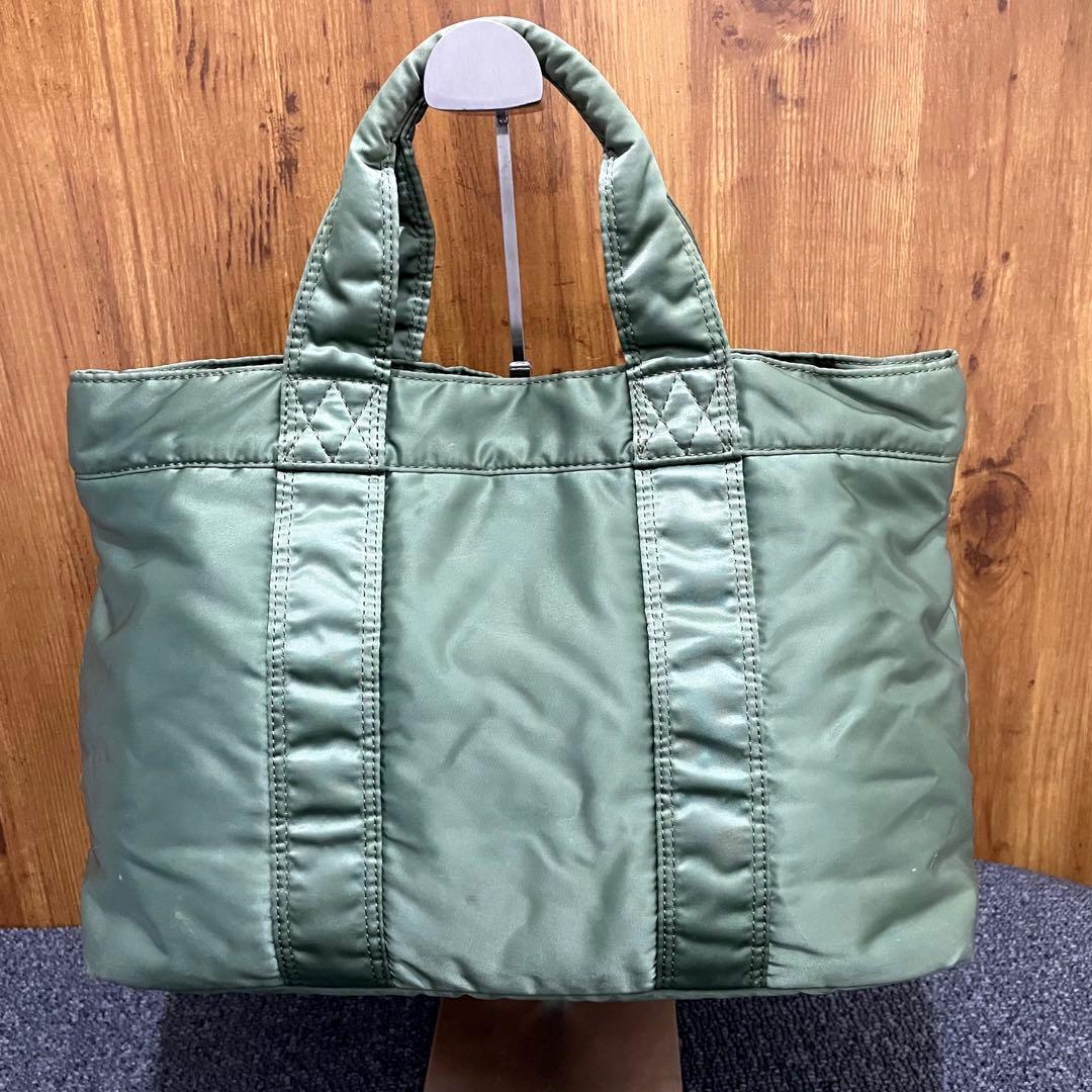希少色✨ PORTER タンカー セージグリーン トートバッグ ハンドバッグ