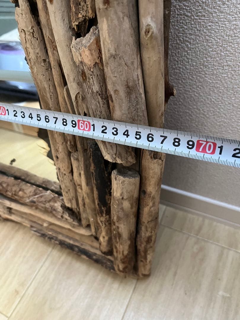 【定価以下）流木、ビンテージミラー、鏡、インダストリアル