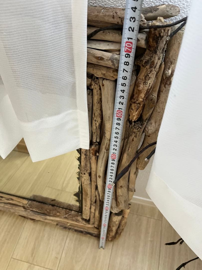 【定価以下）流木、ビンテージミラー、鏡、インダストリアル