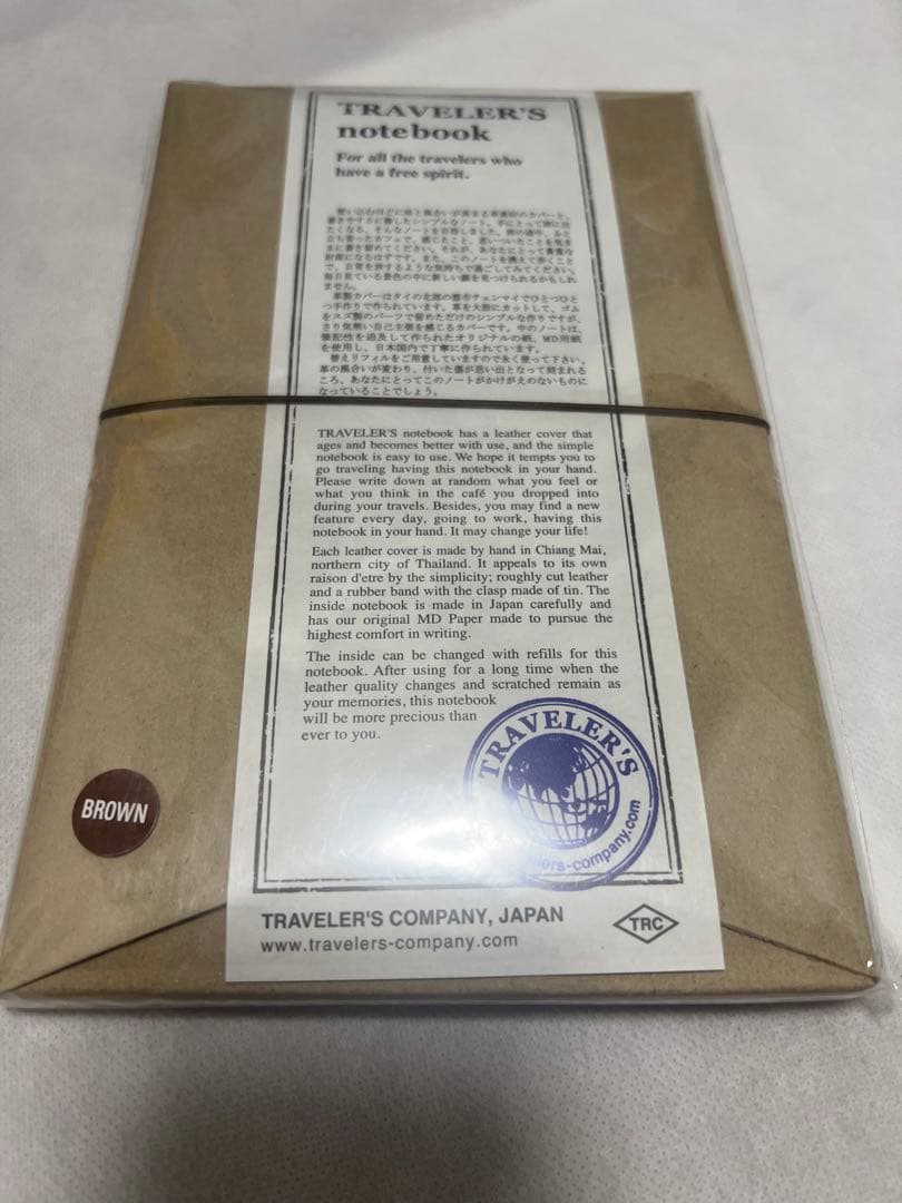【新品未使用】トラベラーズノート レギュラーサイズ ブラウン