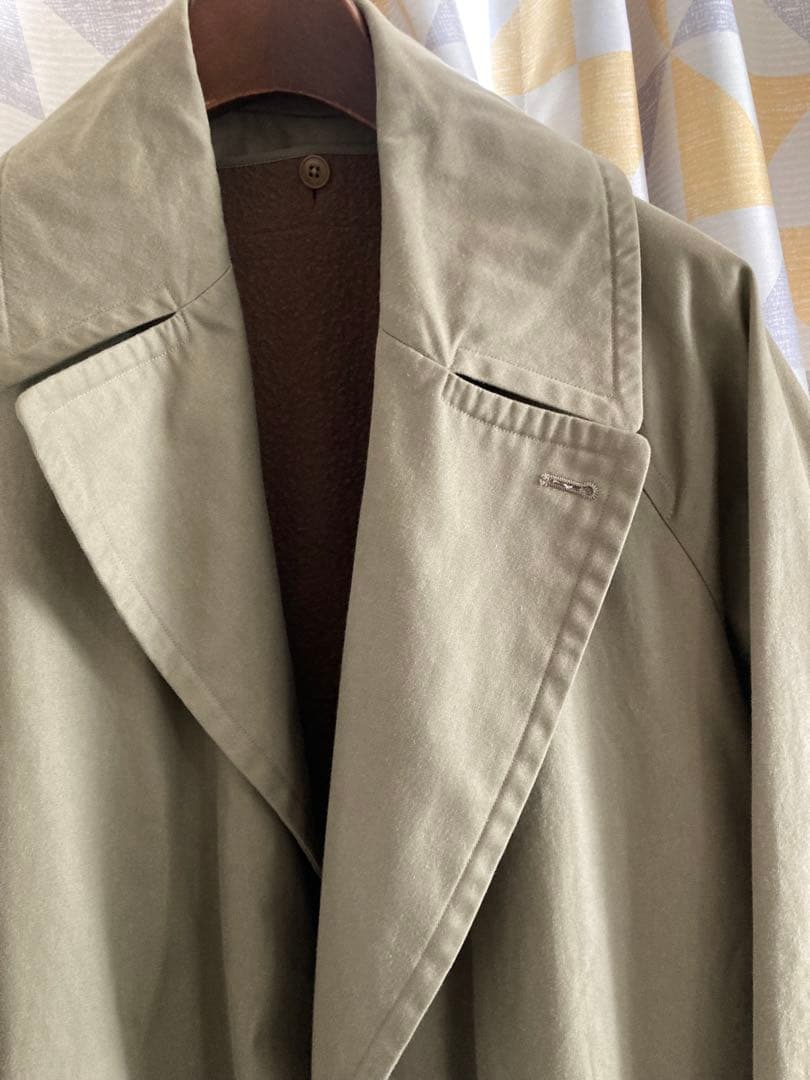comoli コモリ タイロッケンコート サイズ1 17aw カーキ