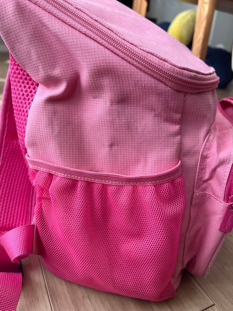 【ゆれな】ファミリア　リュックサック　M ピンク