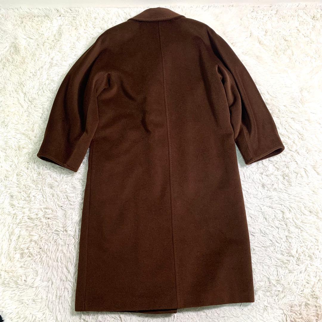 新品タグ付 マックスマーラ クチートアマーノ 白タグ ロングコート カシミヤ L