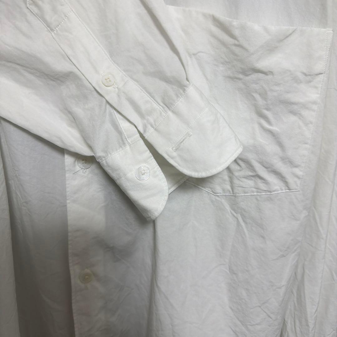 comoli コモリシャツ　サイズ1 ホワイト 長袖シャツ