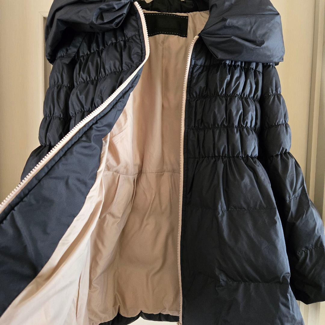 TO BD CHIC 　シャーリングミドル丈ダウンコート