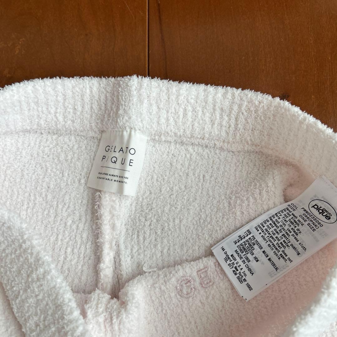 ジェラートピケ　フワフワストライプルームウェアセット