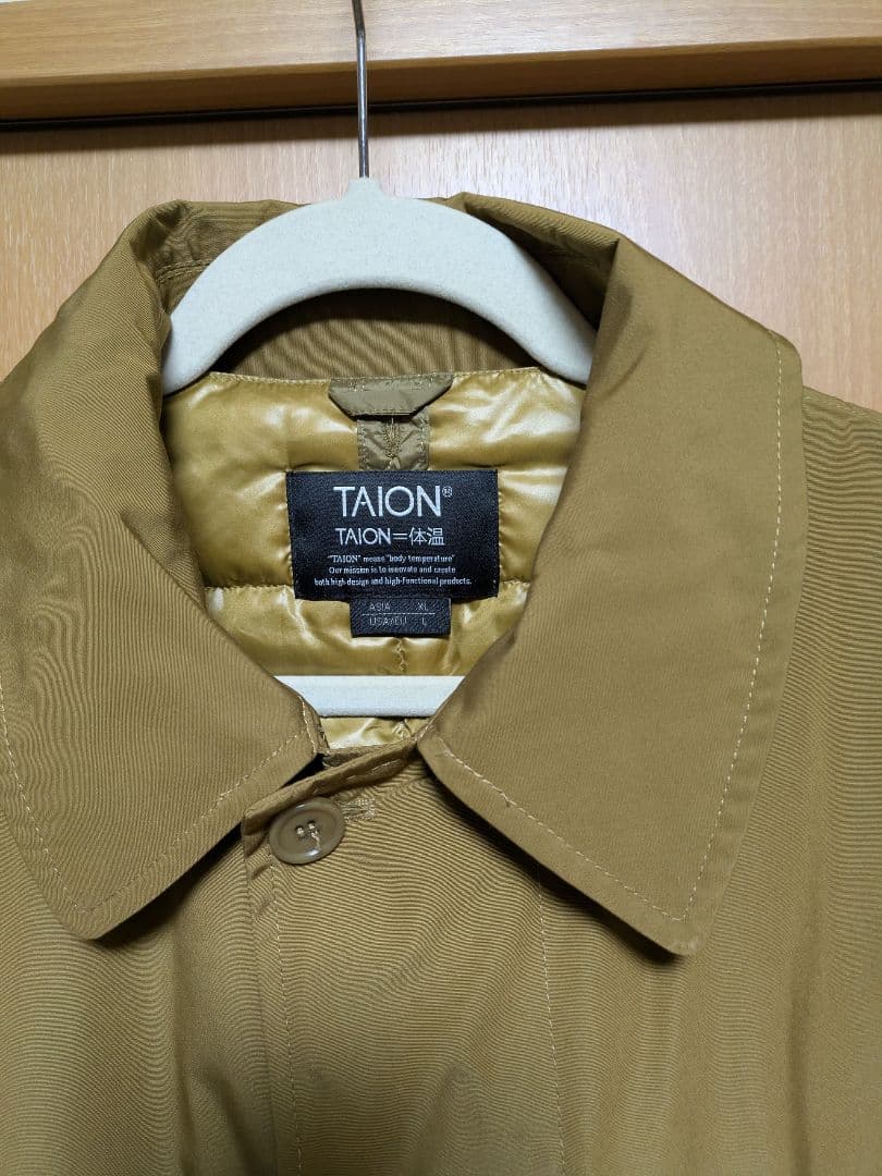 TAION CR バルカラーコート＋ダウンジャケット