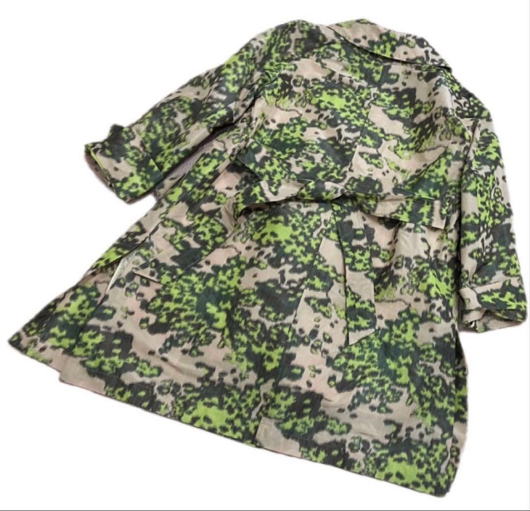 【美品】49AV junko shimada カモフラ柄ライナー付コート 日本製