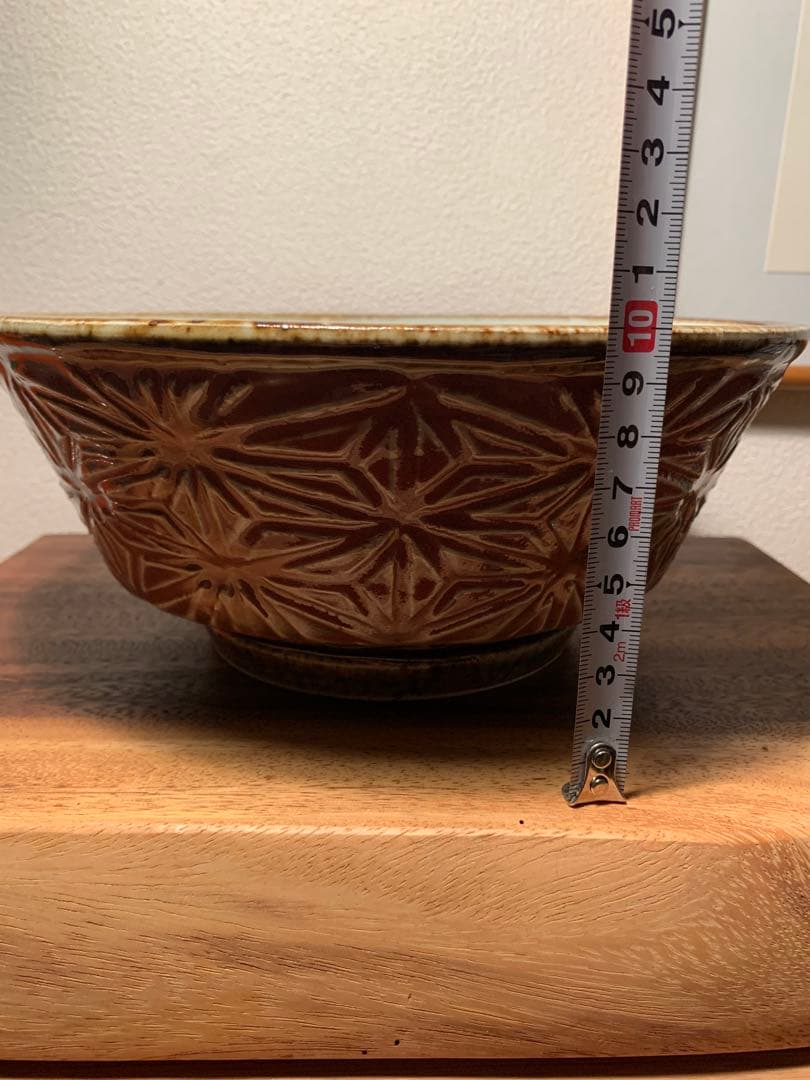 河井久 押紋辰砂大鉢 水盤 民藝 河井寛次郎 河井武一 華道