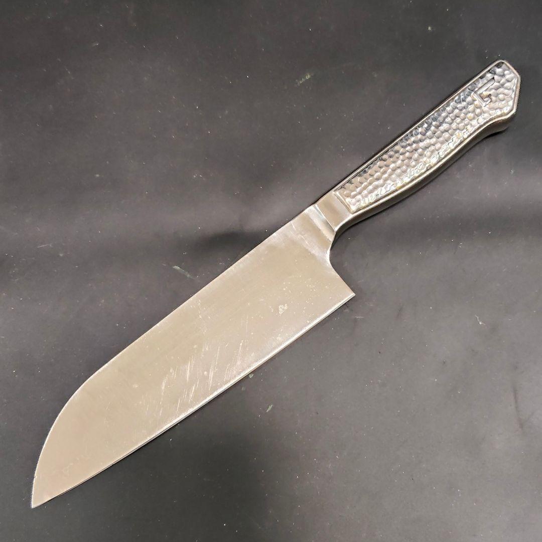 のん品グレステン Mタイプ 三徳 17cm 817TM 包丁 研ぎ済み