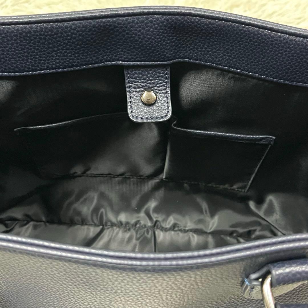 極美品✨ABAHOUSE for ANA シボレザートートバッグ ポーチ付A4可