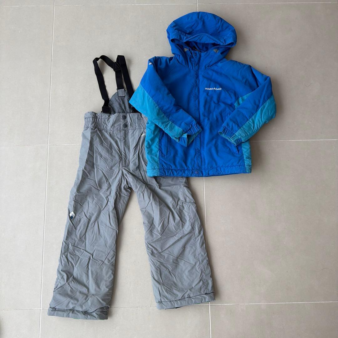 モンベル　スキーウェア　上下セット　キッズ　130 スノーウェア