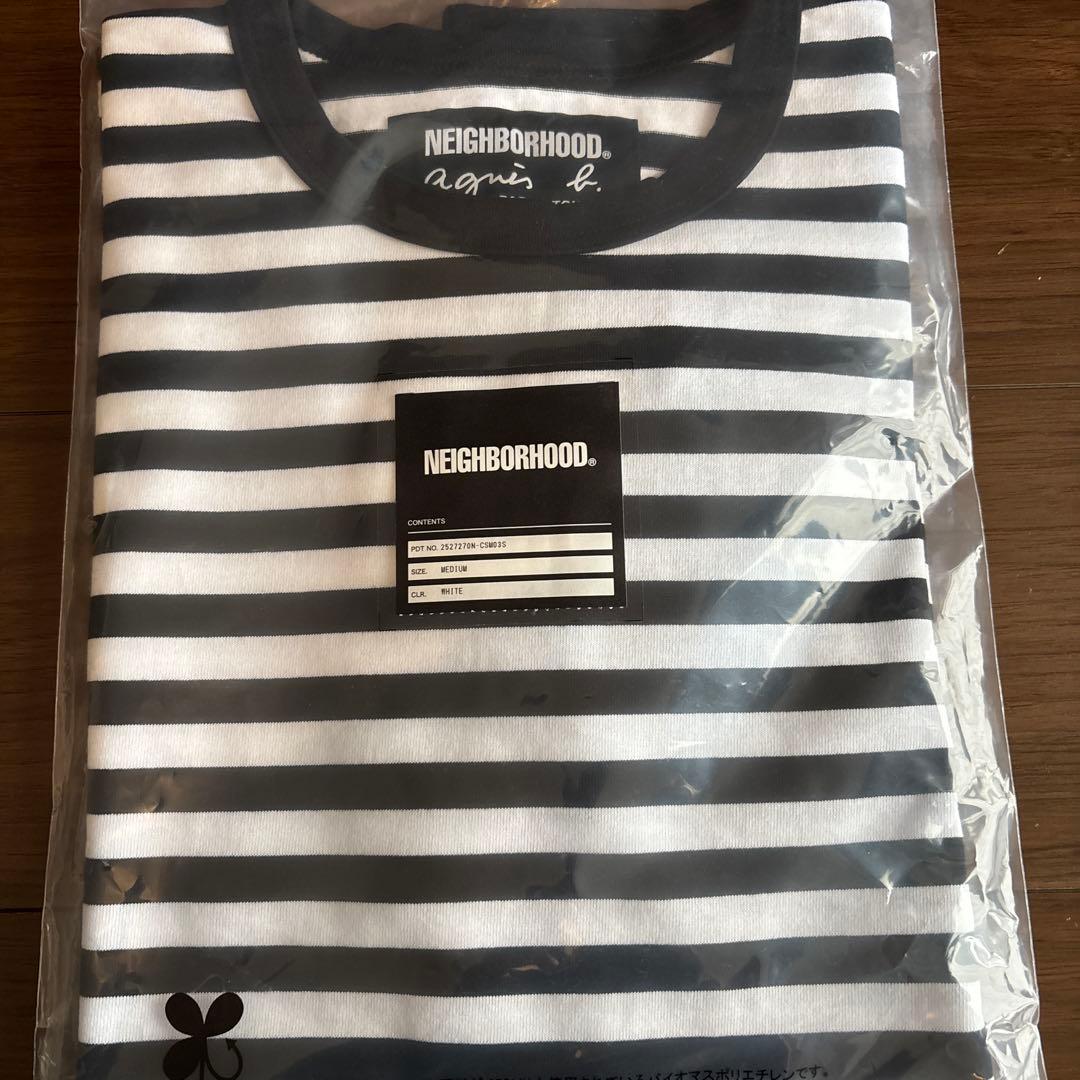 トップス NH X AGNES B. BODER CREWNECK LS WHITE M