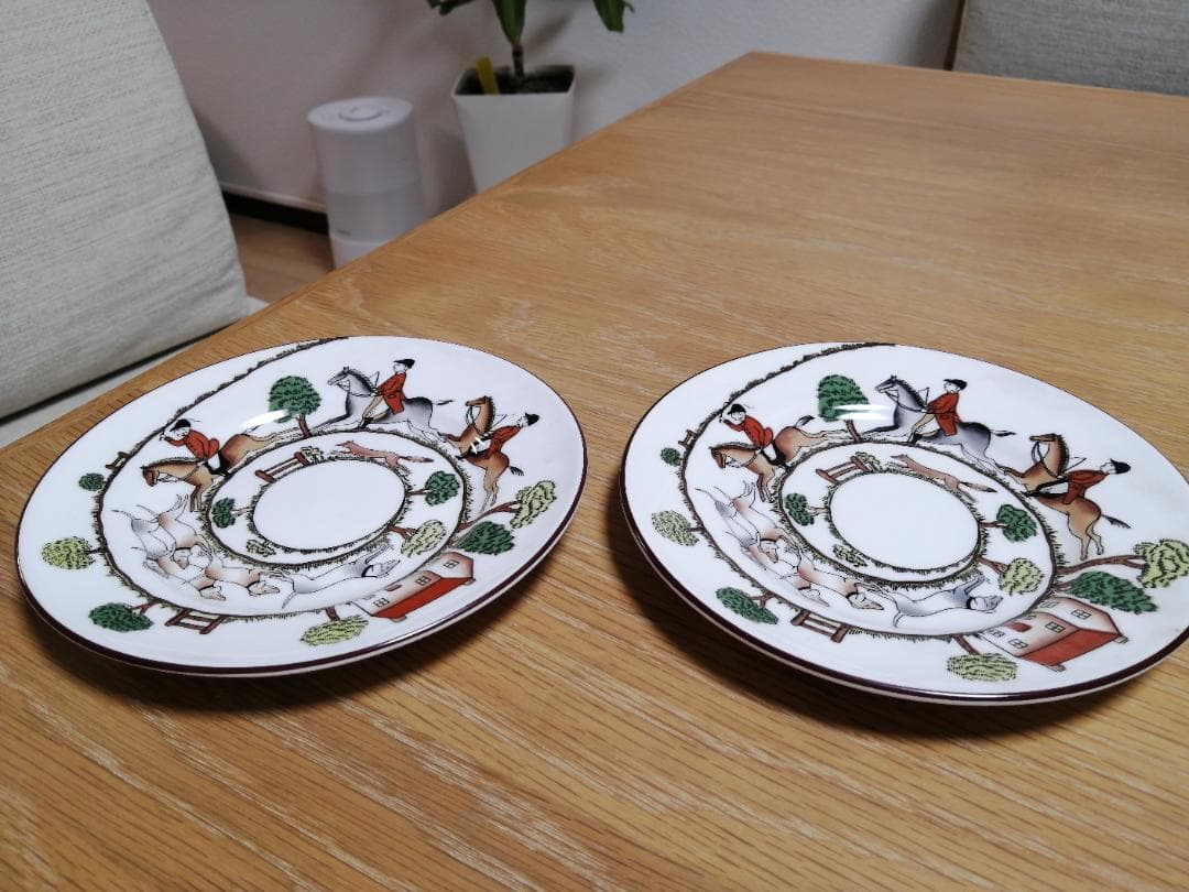 ★ハンティングシーン・プレート2枚★