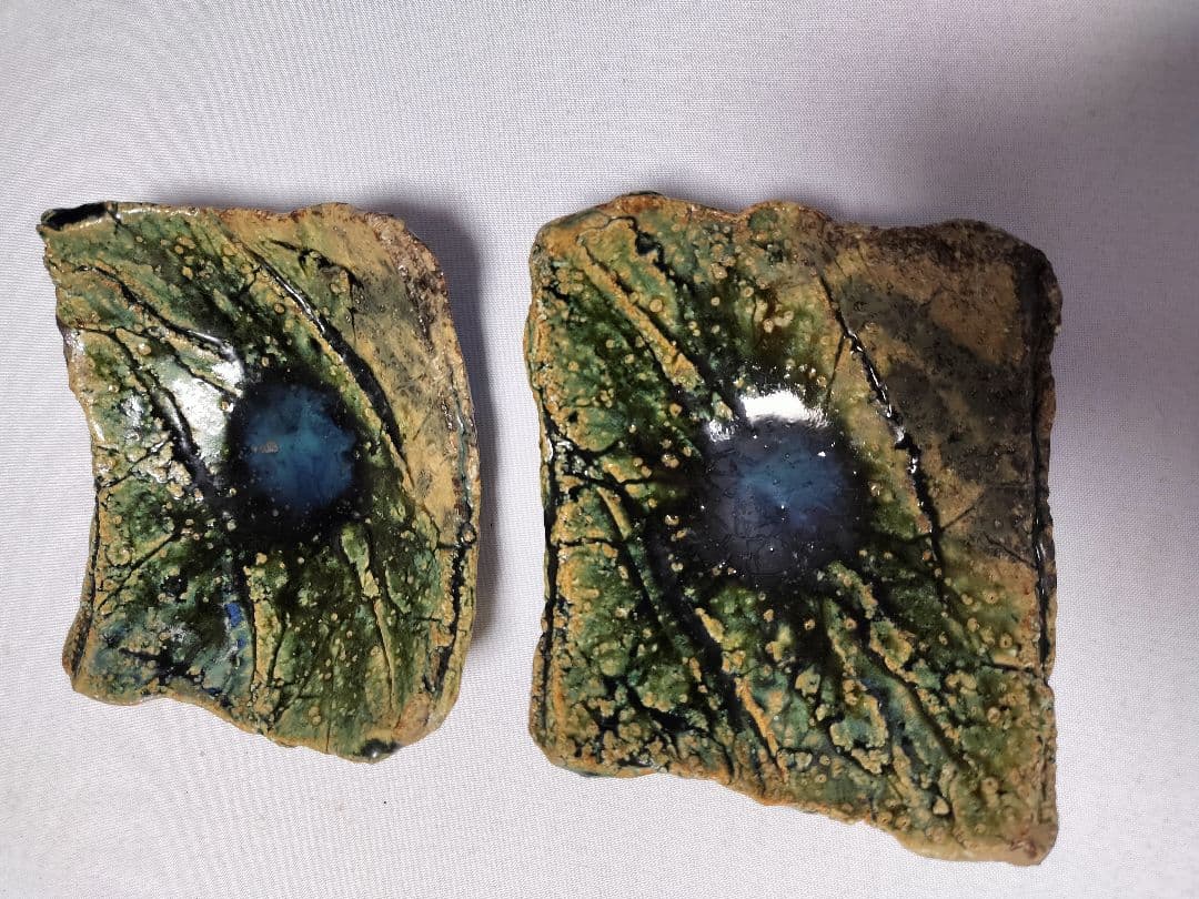 塚本治彦　織部　２枚