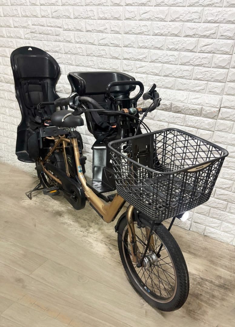美品✨室内保管✨パナソニック ギュットアニーズ　子供乗せ電動自転車