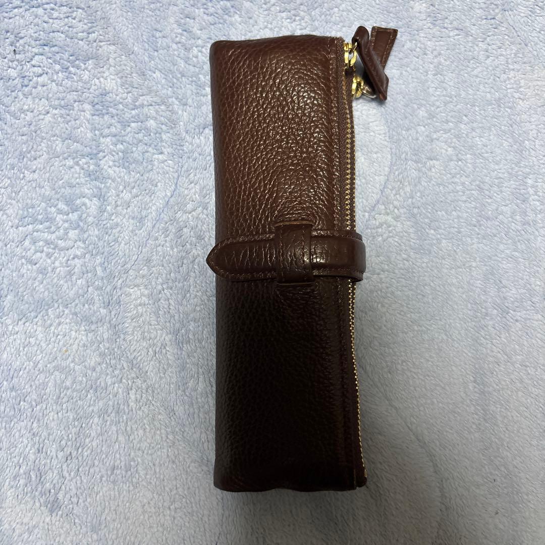 cカンパニー　　ルポペンケース　　ダークブラウン