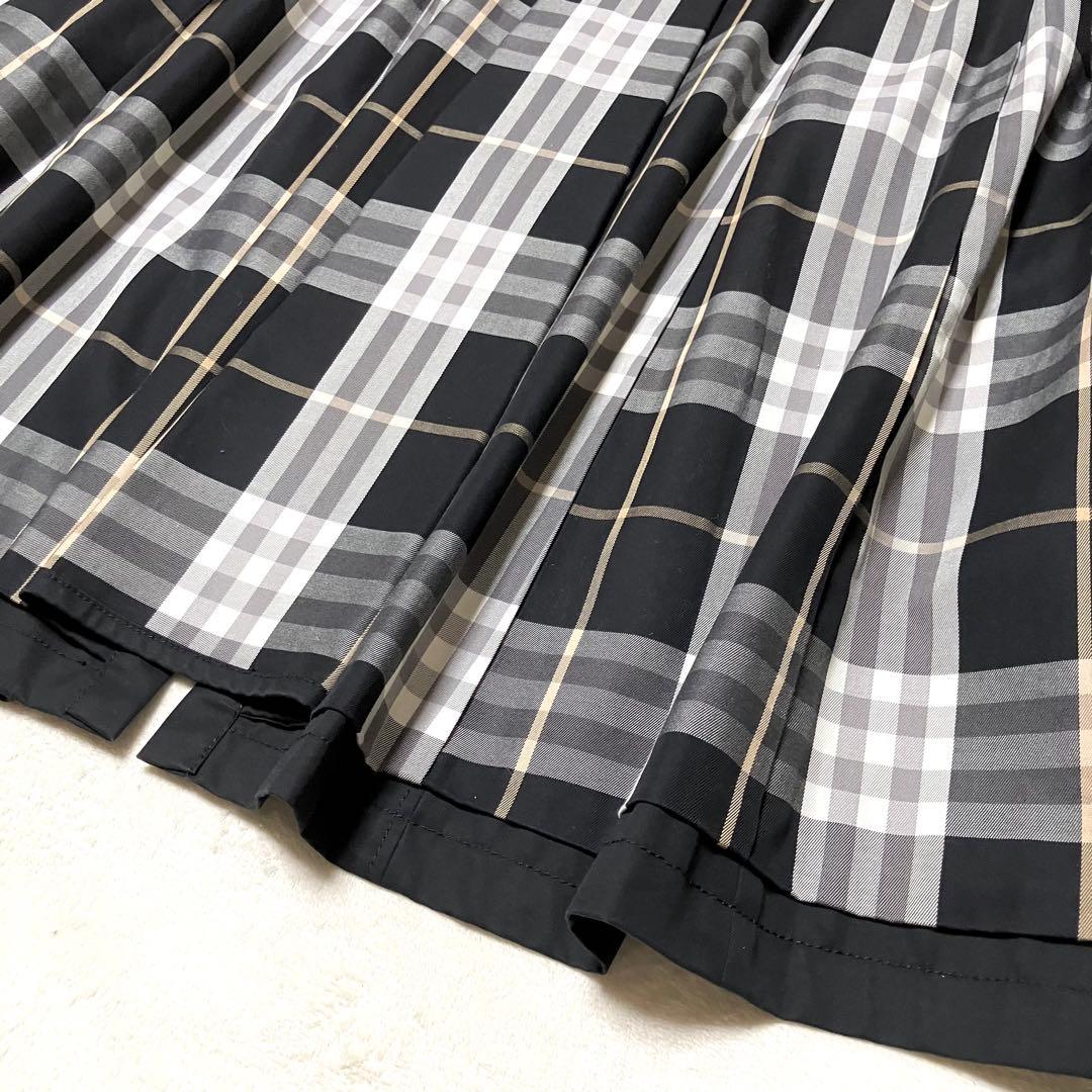 [美品] バーバリーブルーレーベル　トレンチコート　裏ノバチェック総柄　ベルト