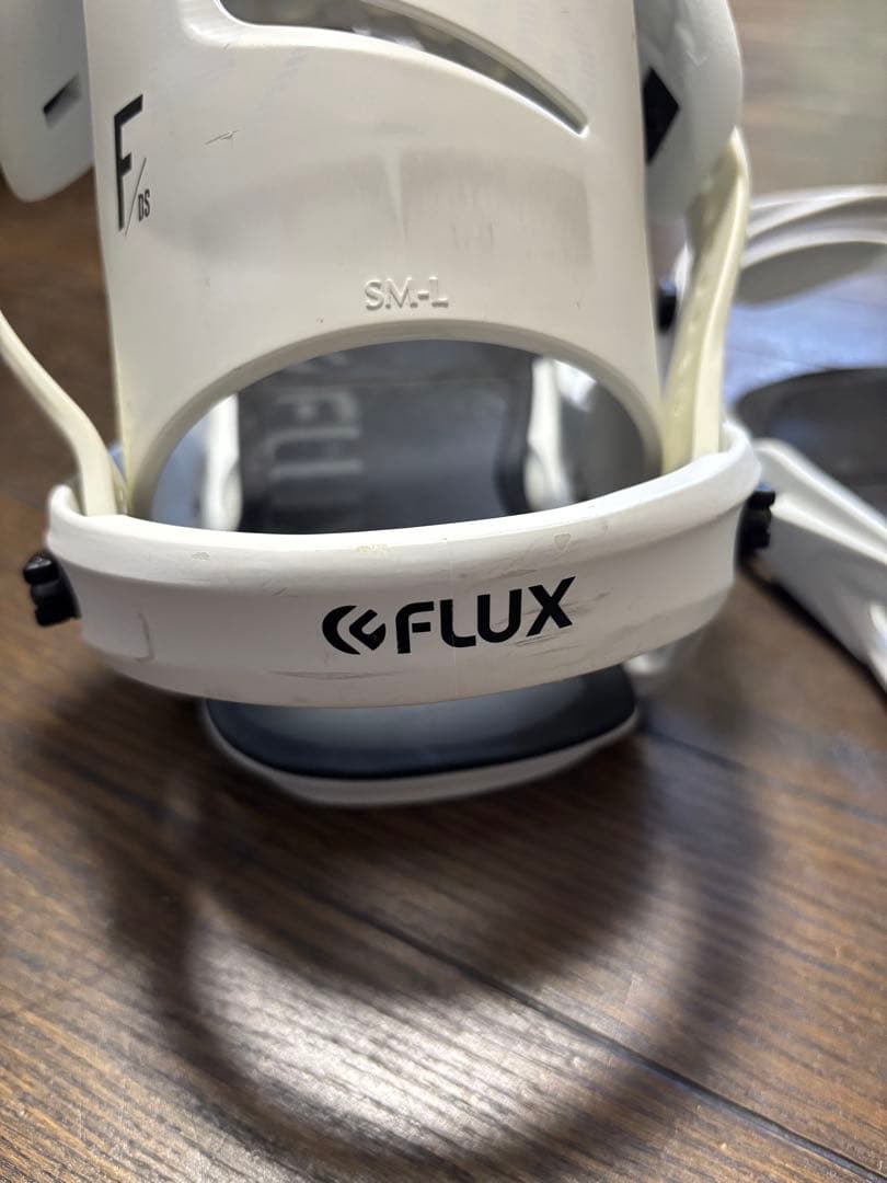 フラックス　FLUX DS 19-20 スノーボードビンディング 白