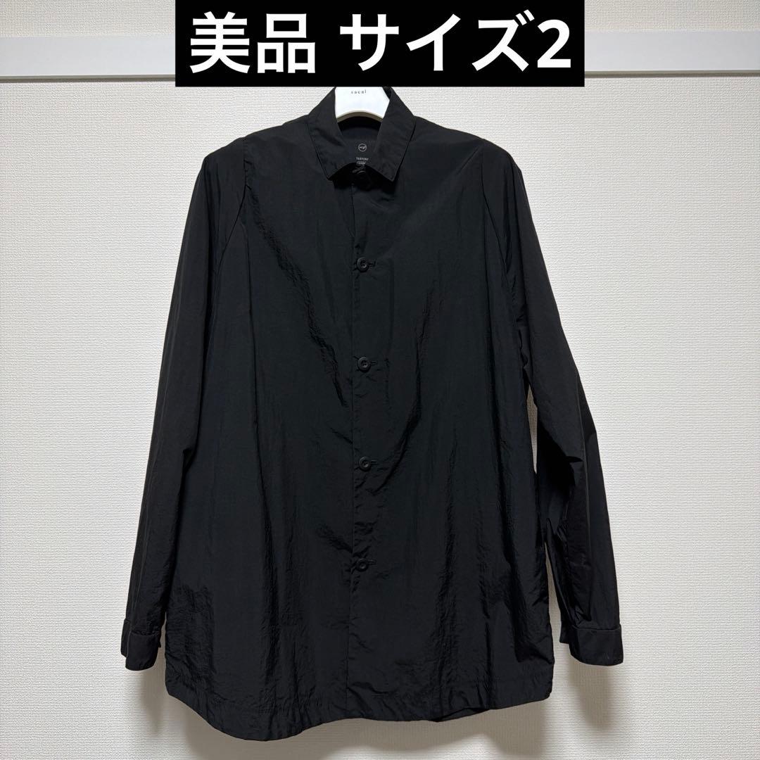 美品 サイズ2 テアトラ パッカブル カートリッジシャツ