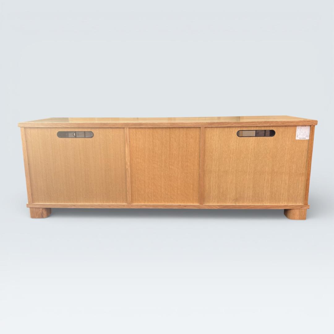 起立木工 D-oak 天然木ナラ無垢材 テレビボード 150cm幅 北欧モダン