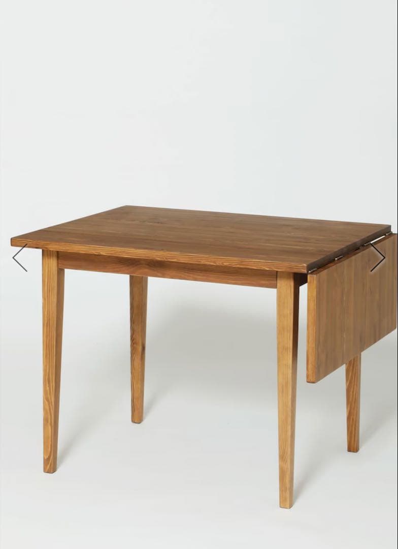 【値下げ】幅90～120cmエクステンション ダイニングテーブル