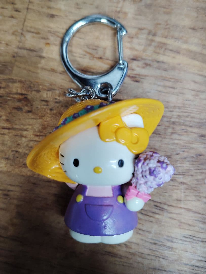 希少 レア 北海道限定 ハローキティ ラベンダー キーホルダー 2002