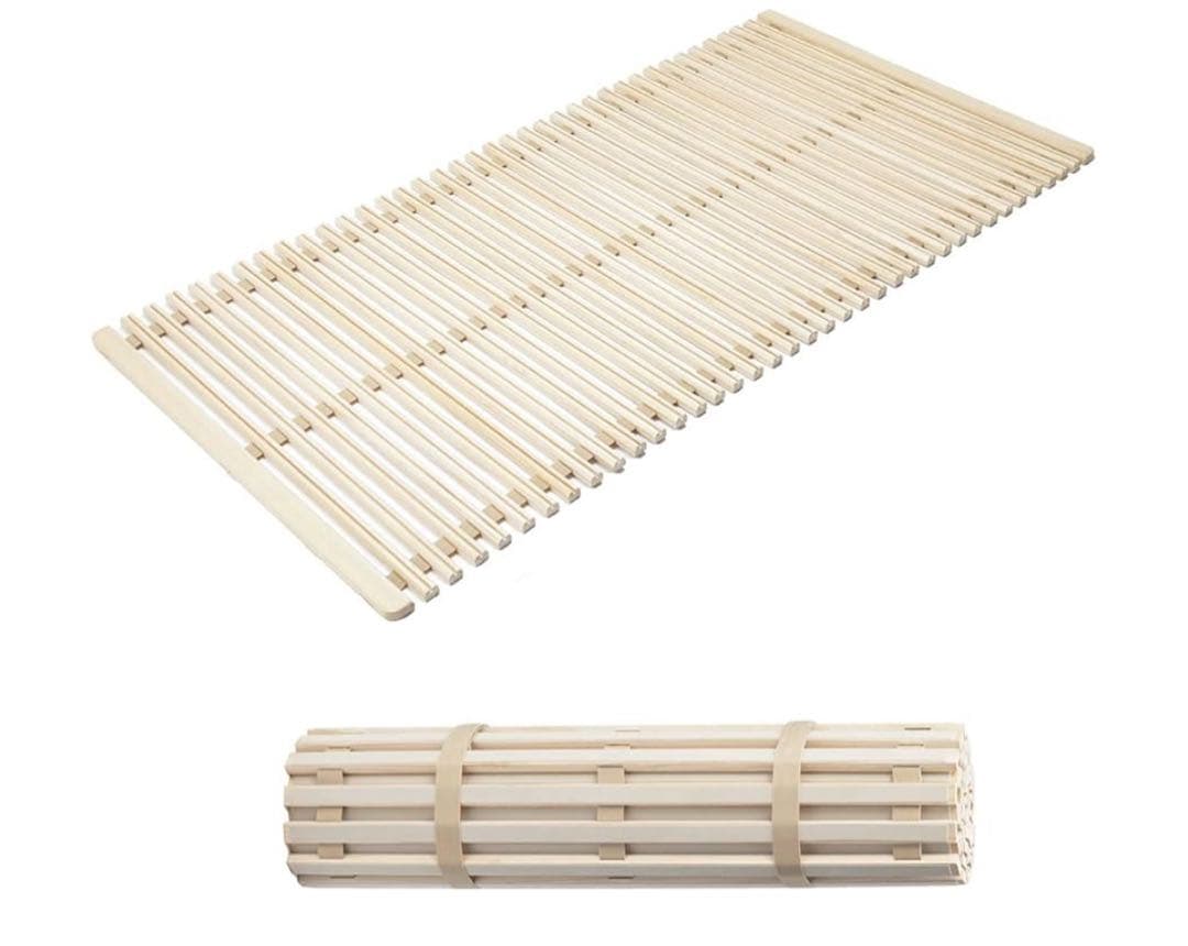 みやび格子 すのこベッド シングル ロール式