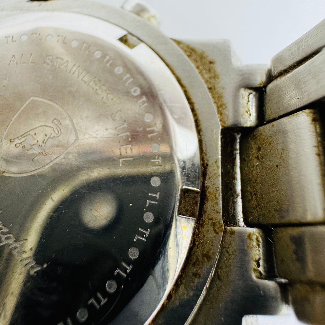 ✨Tonino Lamborgini✨シルバー✨デイト✨ヴィンテージ✨腕時計✨