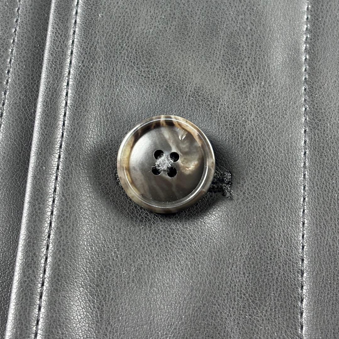 【2025SS】 美品 マカフィー レザーライク カバーオール ブラック 36