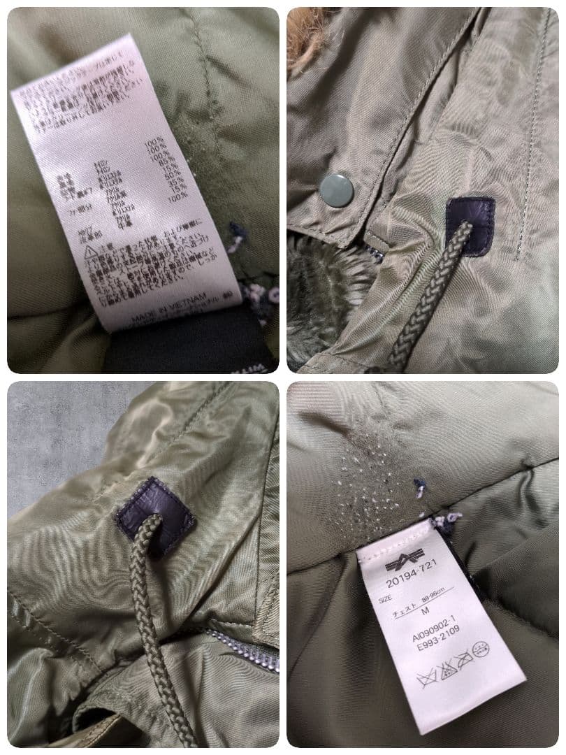 希少✨完売♢アルファ N-3B 50 周年限定モデル フライトジャケット M