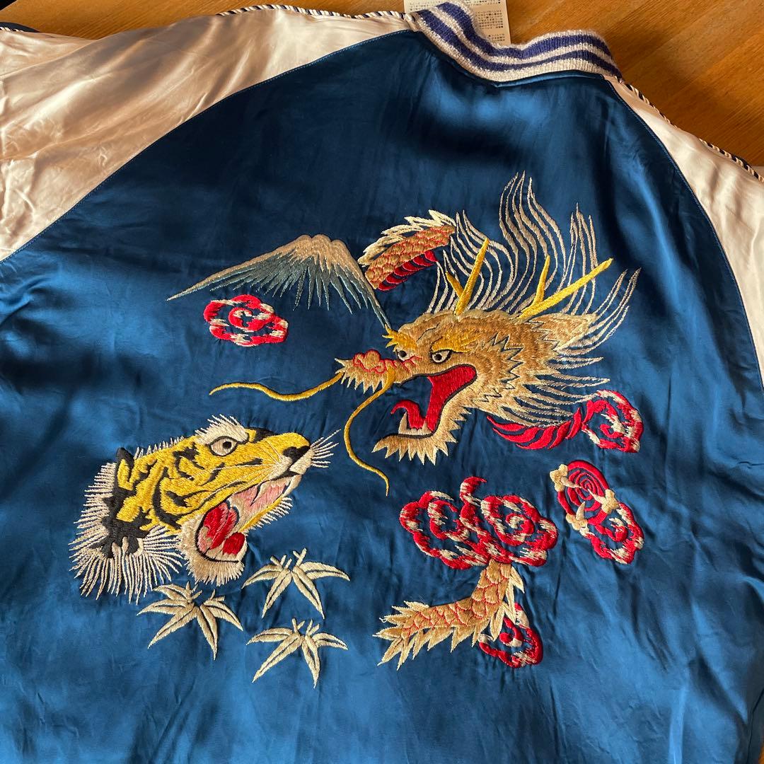 テーラー東洋　スカジャン　鷹 & 日本地図、龍&虎