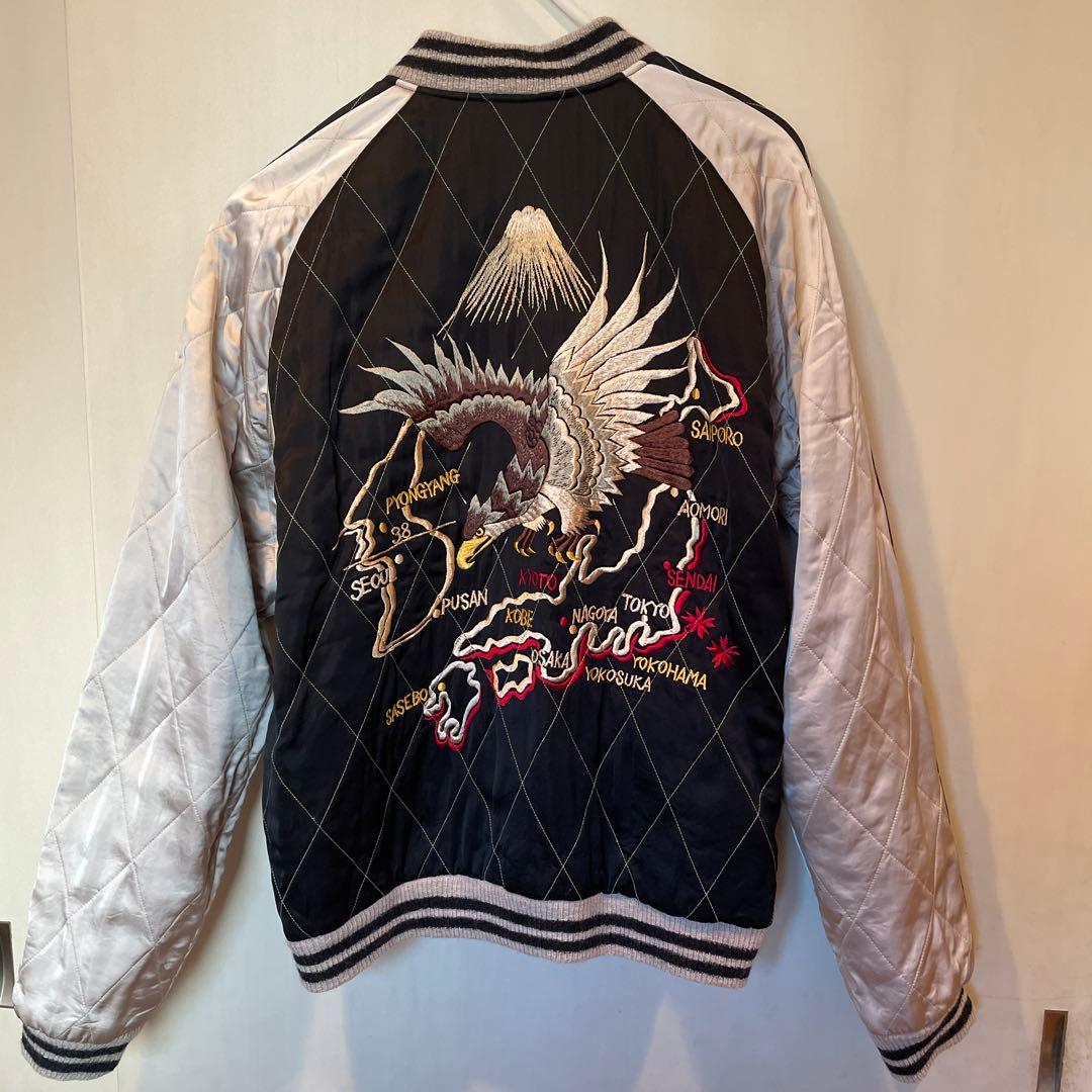 テーラー東洋　スカジャン　鷹 & 日本地図、龍&虎