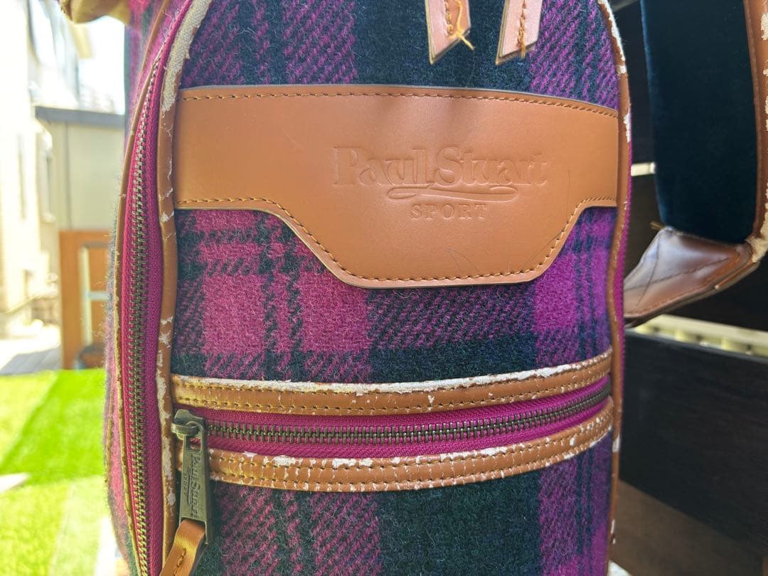 ポールスチュアート　HarrisTweed柄キャディバッグ　ユニセックス