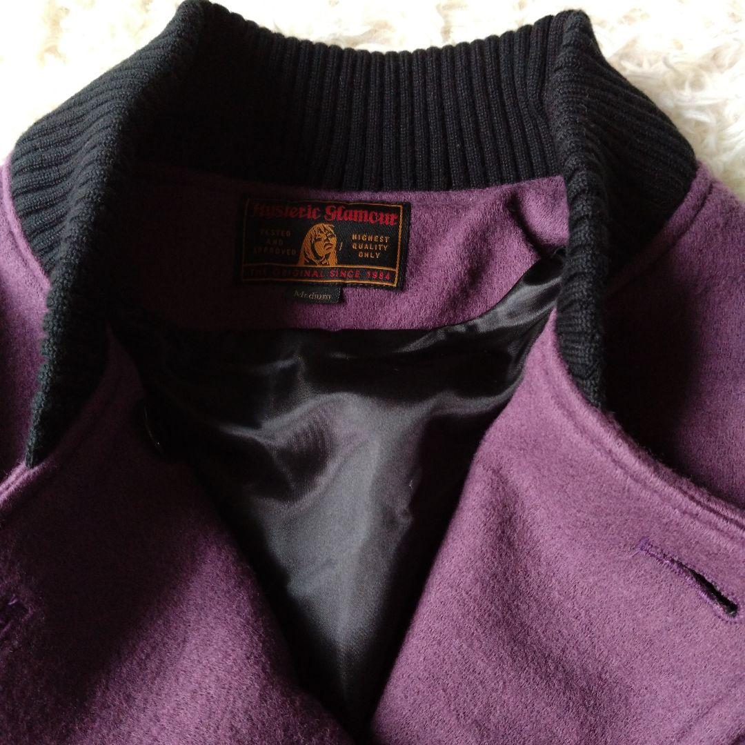 未使用タグ付き✨レザーブルゾンHYSTERIC GLAMOUR　ワッペン