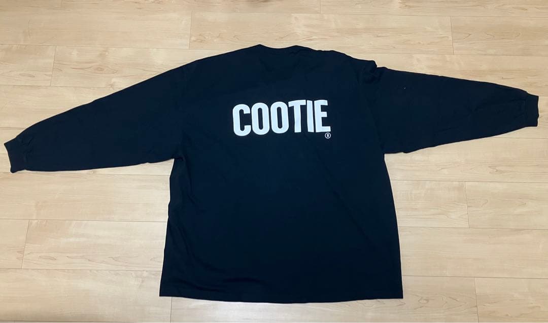 【yxuxk】COOTIE ロングスリーブTシャツ ブラック XLサイズ