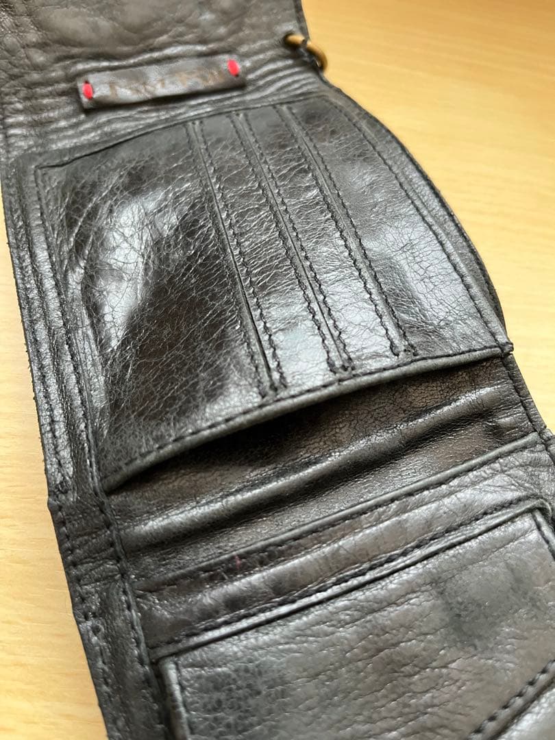 [希少美品]KMRii ケムリ　三つ折り財布　ウォレット 本革