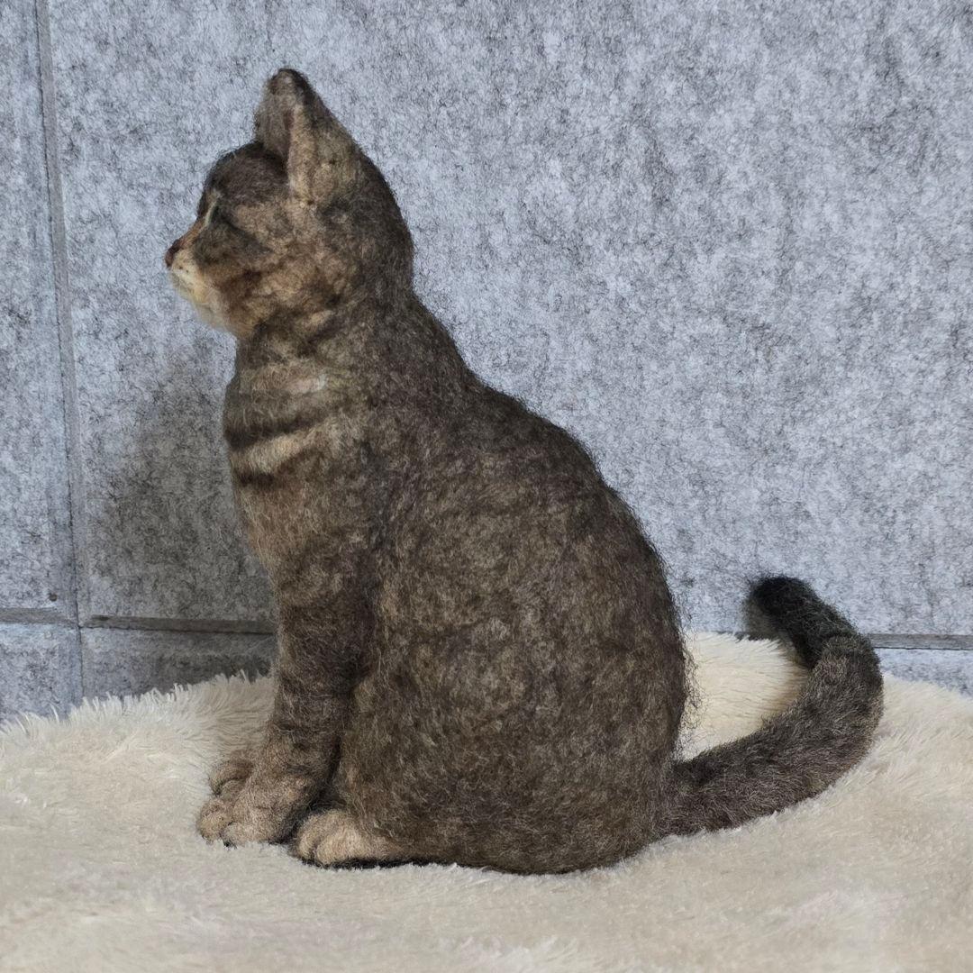 羊毛フェルト オーダー猫 Happyプロフ読んでね様