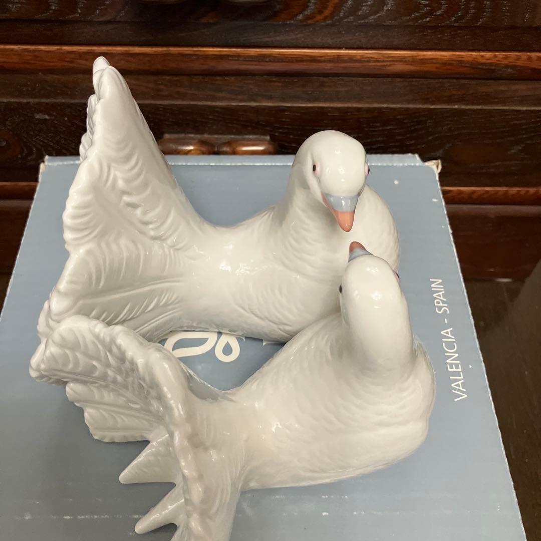 ⭐︎ リアドロ　置物　つがいの鳩　LL A D R O ⭐︎