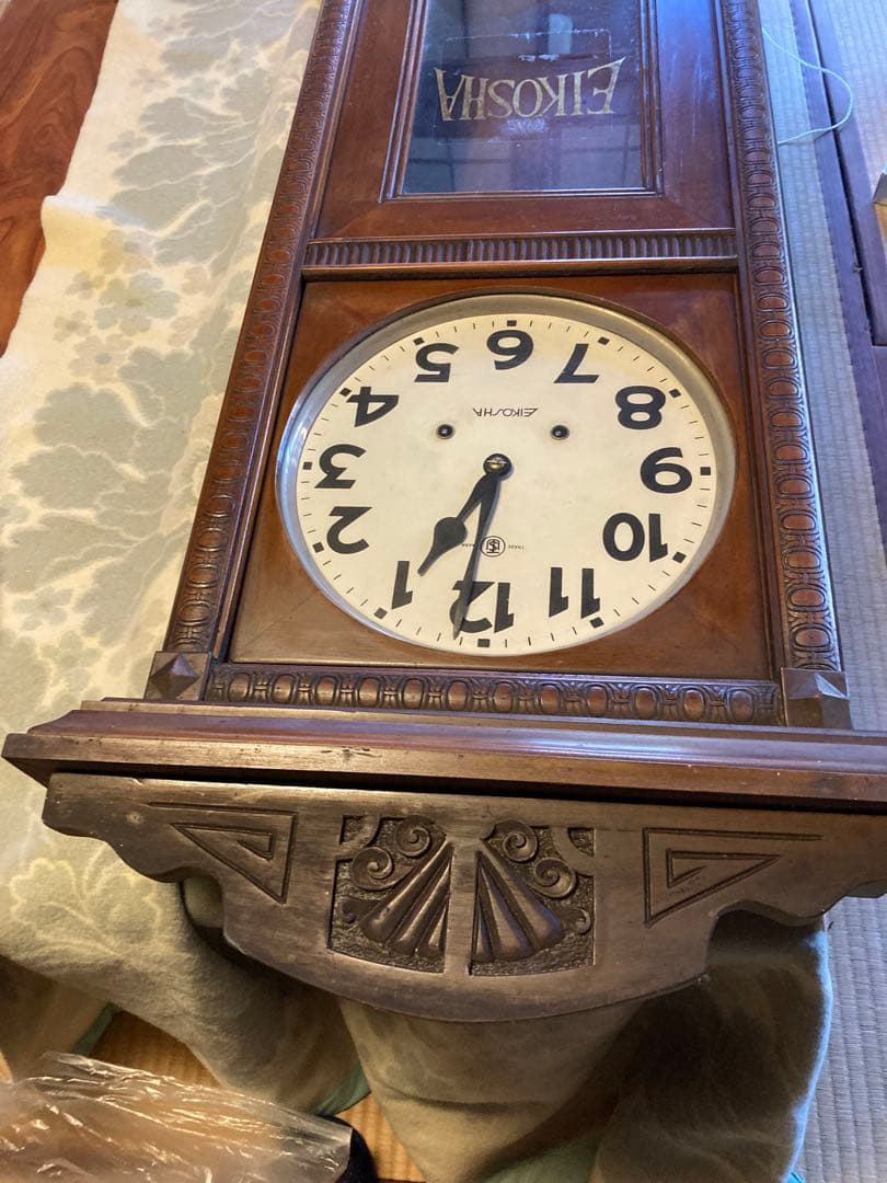 レトロ 掛け時計　大型　振り子時計