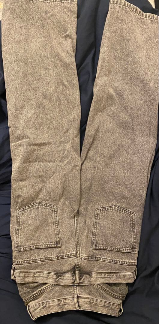 パンツ THETOE Lexington Double Belt Denim Pants