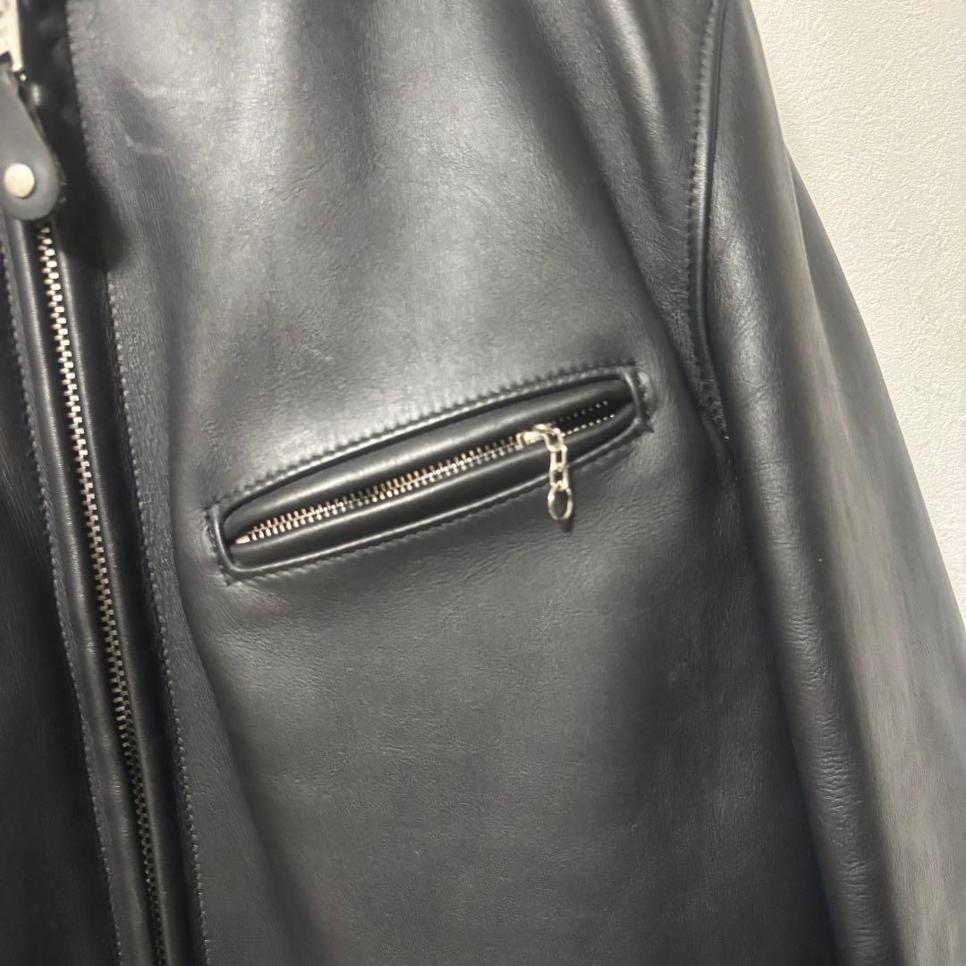 未使用級✨schott 641xx レザージャケット　シングルライダース　42