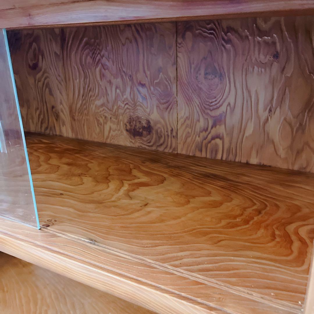 高級屋久杉　飾り棚　サイドボード　収納　インテリア　家具　アンティーク