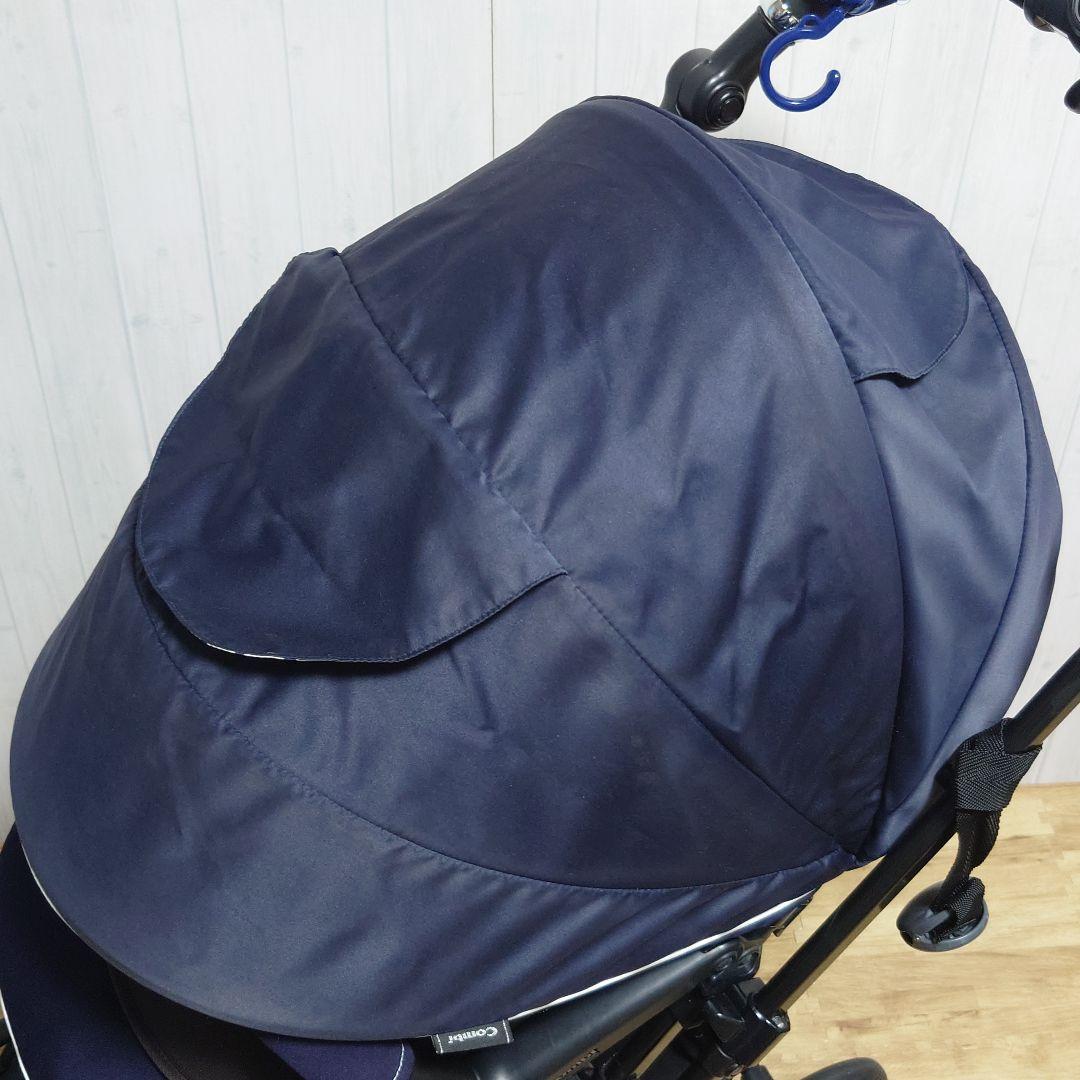 ✩美品✩ Combi メチャカル ハンディ オート4キャス ベビーカー ネイビー