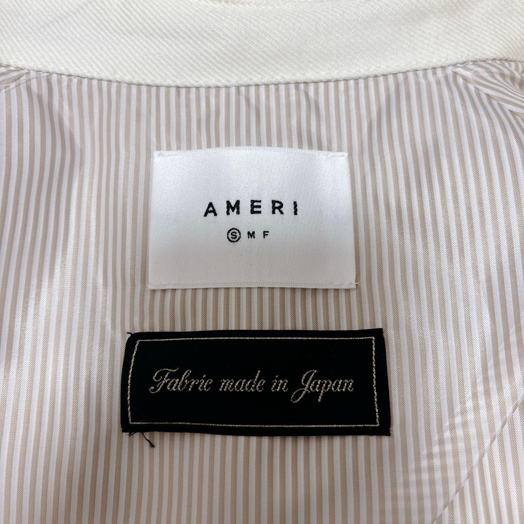 【極美品】AMERI SUPERIOR FLARE TRENCH COAT S