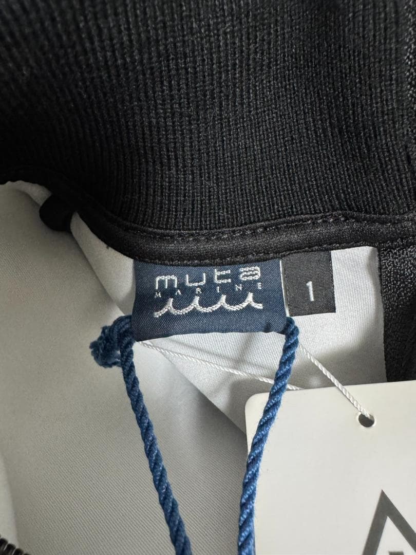 新品タグ付mutaMARINE ゴルフボンディングワンピース サイズ1 ブラック