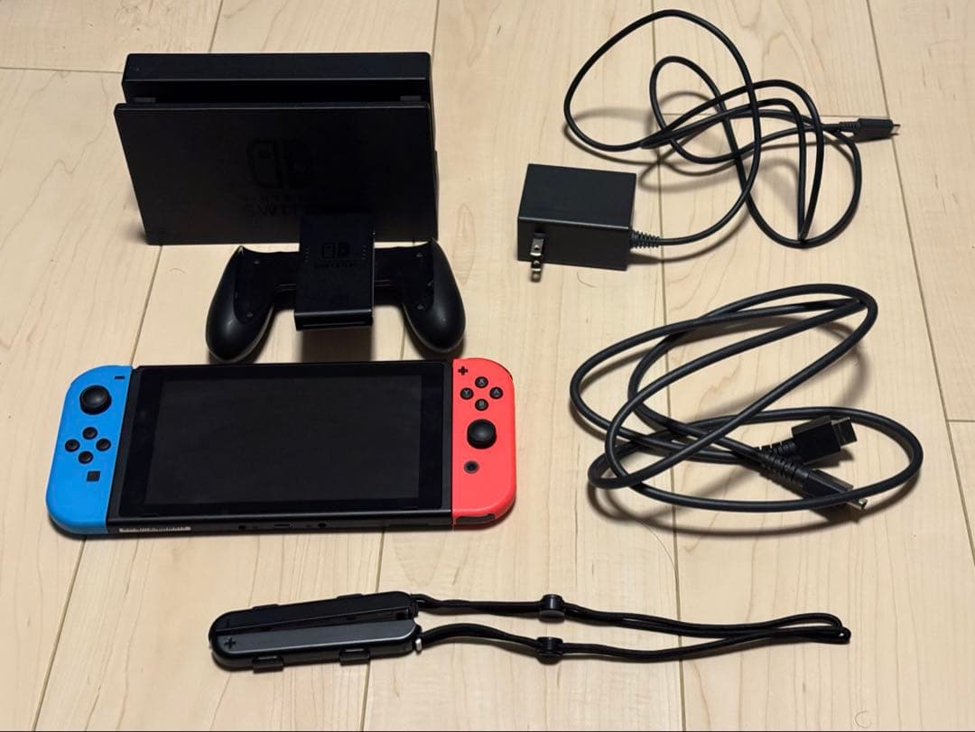 NintendoSwitch 赤 青 スイッチ 本体 付属品 Joy-Con
