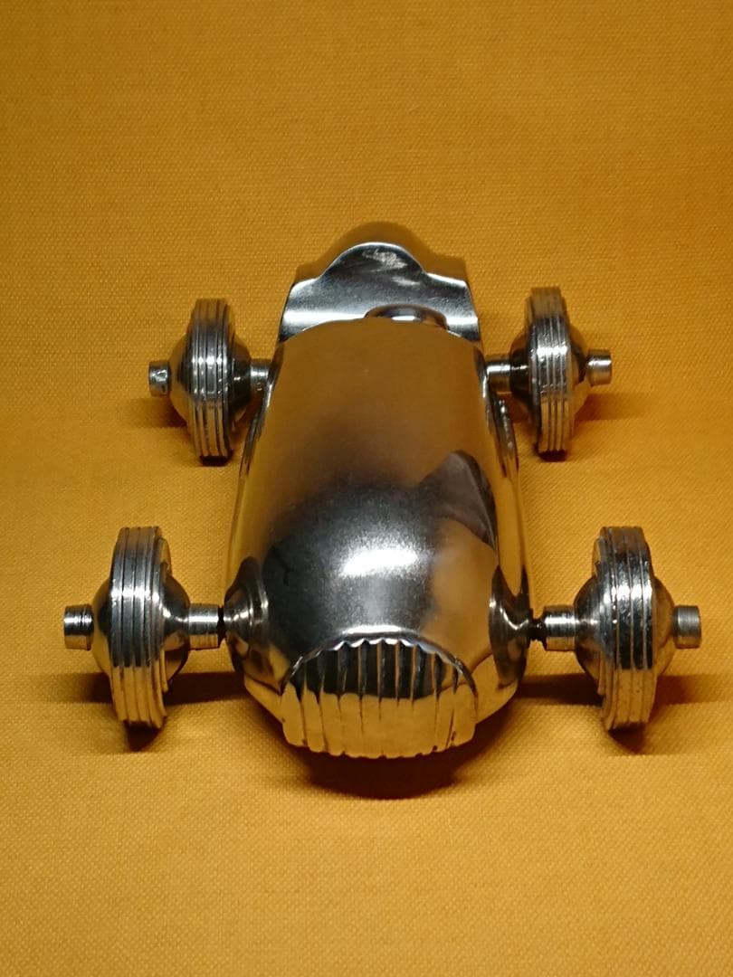 【美品】ビンテージ　クルマ　金属　置物　インテリア　工芸品　美術品　A2564
