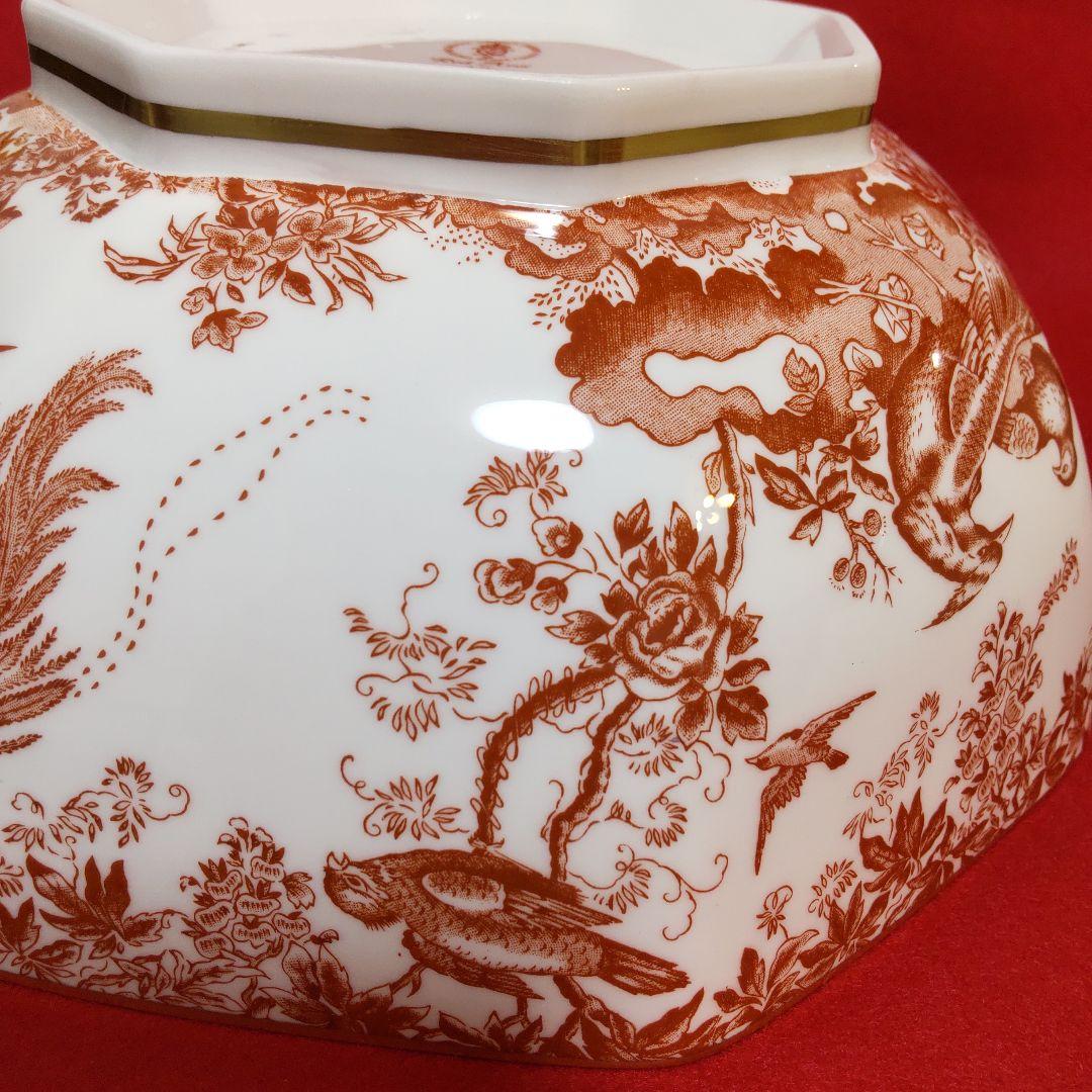 ロイヤルクラウンダービー ボウルエイビスレッド ★希少★美品★